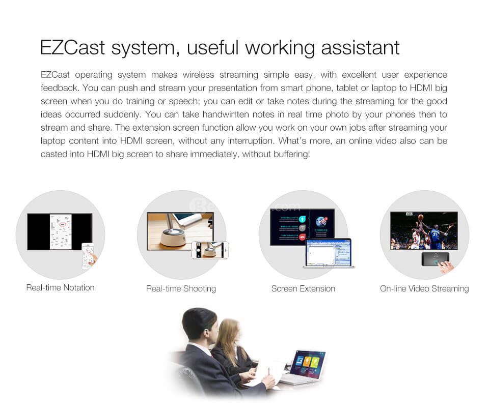 GGMM V-Linker 2.4G/5.8G AC Wireless Display Dongle Supports Airplay MiraCast DLNA EZCast for Android iOS Mac Windows