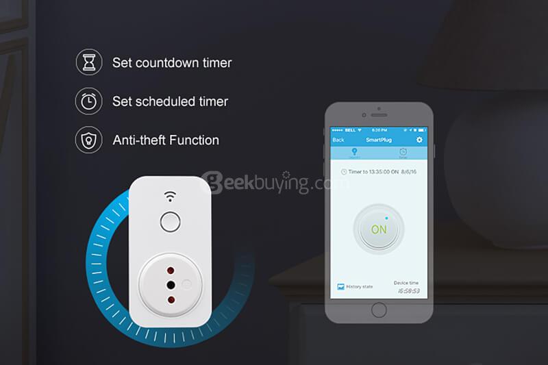 BroadLink SP2-CL WiFi Smart Home Socket Switch Plug Timer Remote Controll- CL Plug