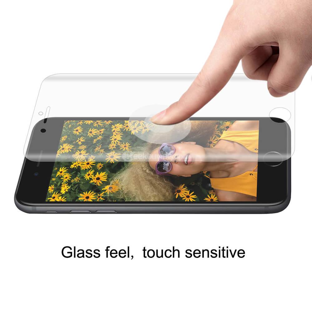 Hoed-Prins 0.1 mm 3D Explosiebestendig Membrane Scherm Filmglas Film Gehermde Glas Displaybescherming Voor iPhone7 - Doorzichtig