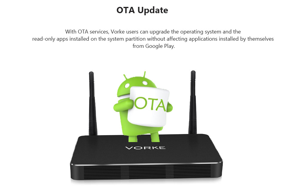 VORKE Z3 4K 60Hz KODI Android TV Box RK3399 4G/32G 2x2 mimo AC WIFI Gigabit LAN SATA3.0 HDMI Type-C Dual Output Bluetooth 4.1