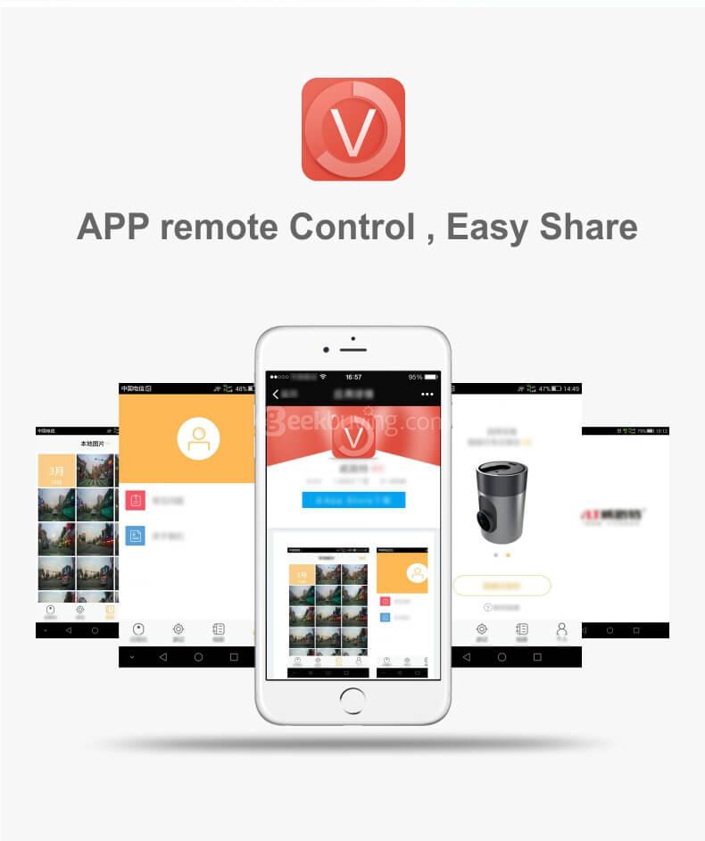 CARSUITE X6 1080P Car DVR Camera Hisilicon Chipset 156 Degree Wide Angle Car Recorder Dash Cam - Gray