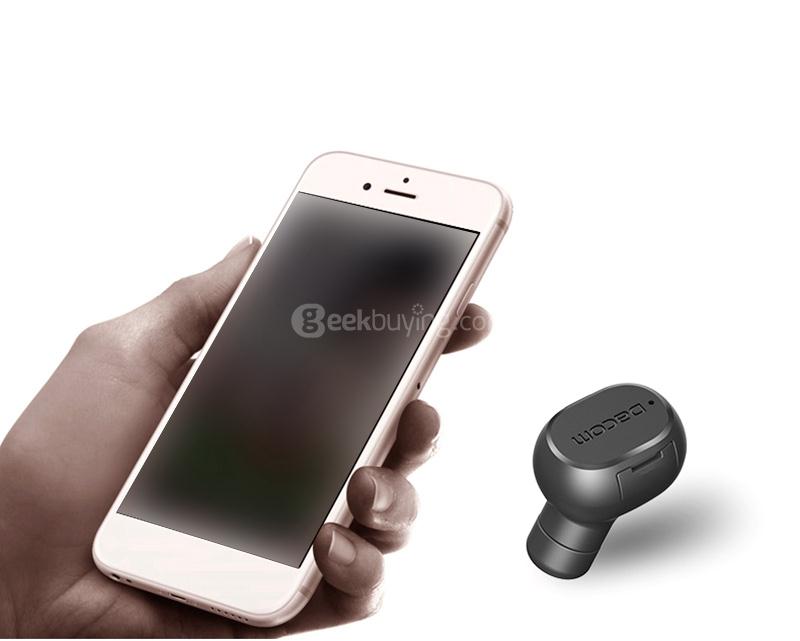 Dacom K28 Mini Sport Stealth Wireless Bluetooth 4.1 Earphone Headphone with Mic - Black