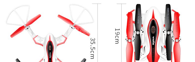 SYMA X56W WIFI FPV With Foldable Arm Pointing Flight Mode 4CH 6Axis Gyro RC Quadcopter RTF - White