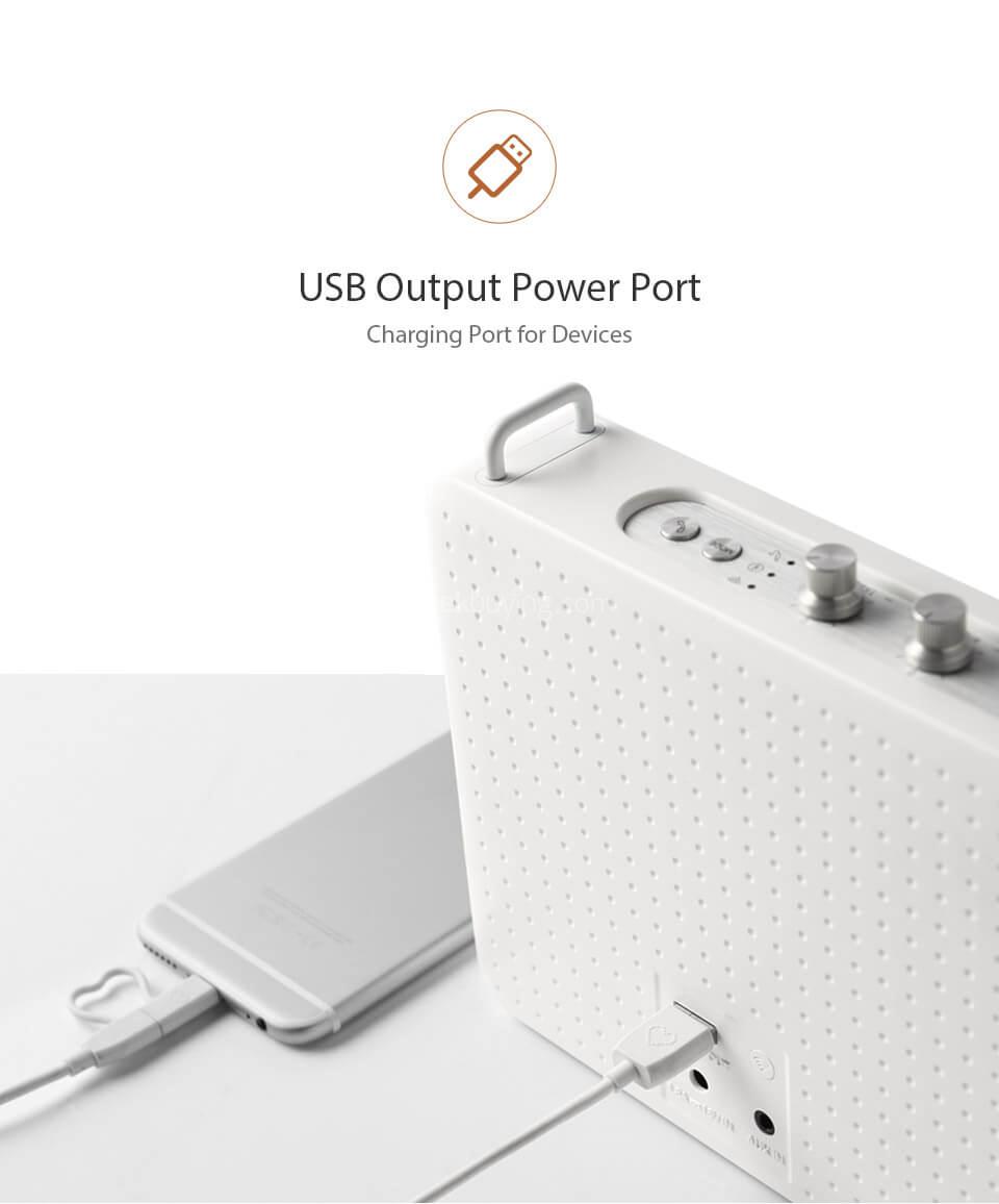 GGMM E5-100 Wireless Bluetooth 4.0 WiFi Stereo Sound Portable Smart Speaker - Black