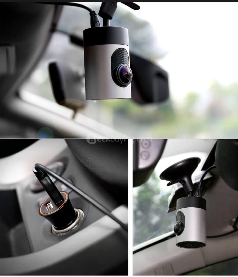 CARSUITE X6 1080P Car DVR Camera Hisilicon Chipset 156 Degree Wide Angle Car Recorder Dash Cam - Gray