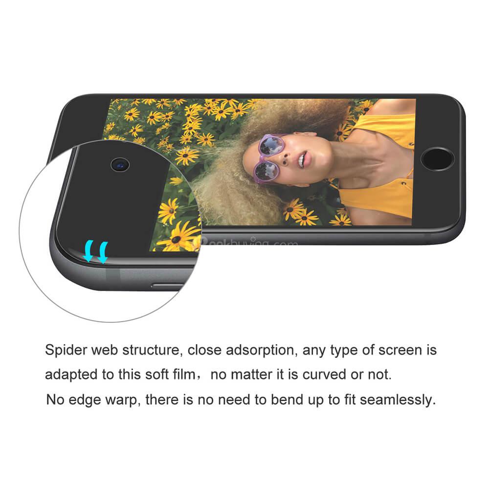 Hoed-Prins 0.1 mm 3D Explosiebestendig Membrane Scherm Filmglas Film Gehermde Glas Displaybescherming Voor iPhone7 - Doorzichtig