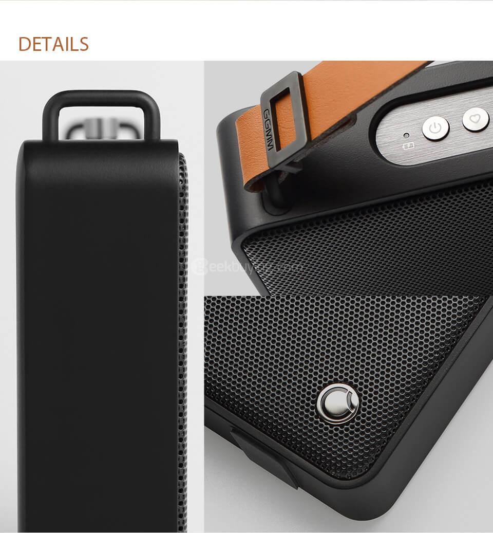 GGMM E5-100 Wireless Bluetooth 4.0 WiFi Stereo Sound Portable Smart Speaker - Black