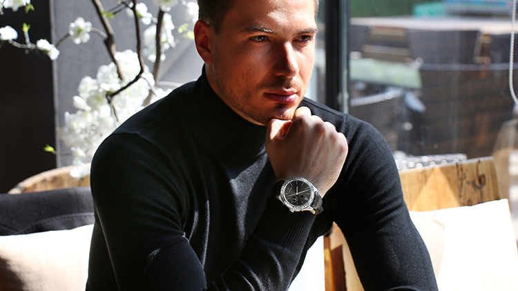 NO.1 D7 Android Smart Watch MTK6572 1.3 Inch 1GB RAM 8GB ROM IP65 Pedometer Heart Rate Monitor Bluetooth WiFi NFC Connection - Black