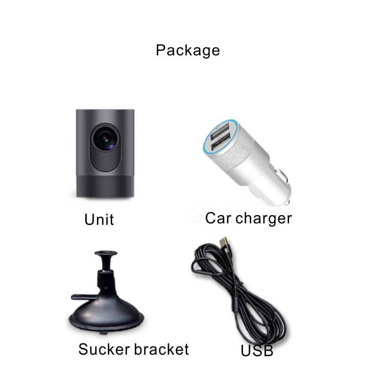 CARSUITE X6 1080P Car DVR Camera Hisilicon Chipset 156 Degree Wide Angle Car Recorder Dash Cam - Gray