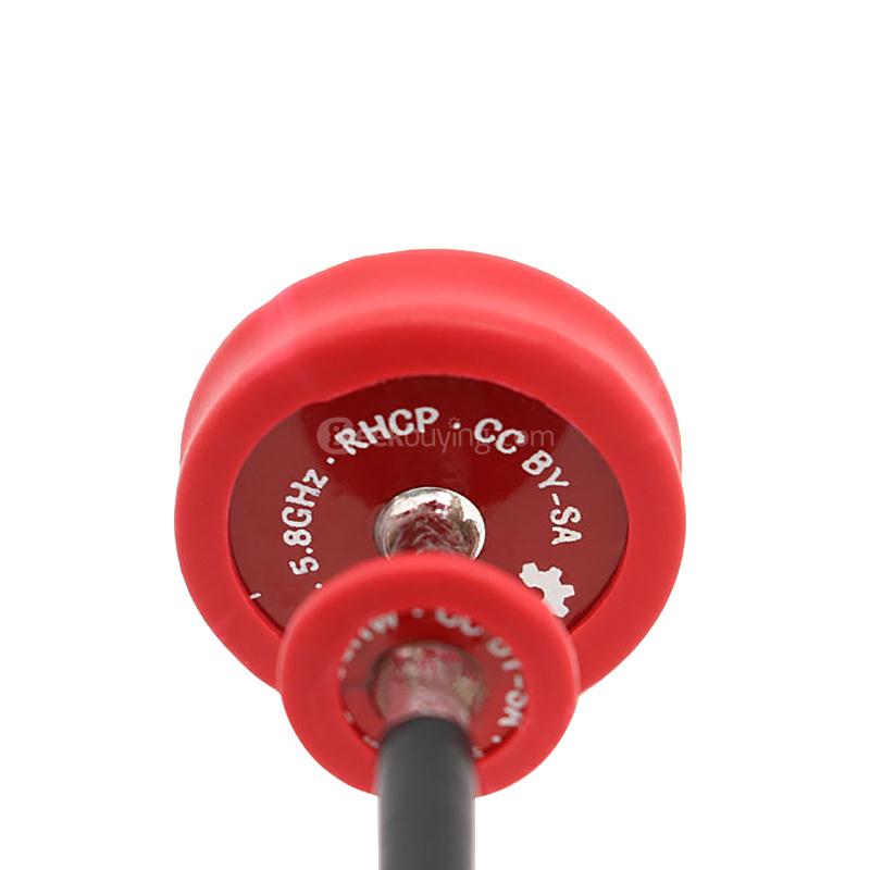 2PCS Emax Pagoda 2 5.8GHz 50mm RHCP FPV Antenna SMA-plug - Red