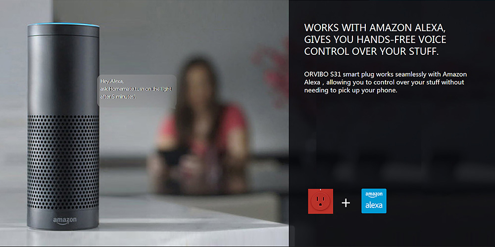 Orvibo S31 Smart WiFi Socket APP Control Timer Setting with US Plug  - Yellow