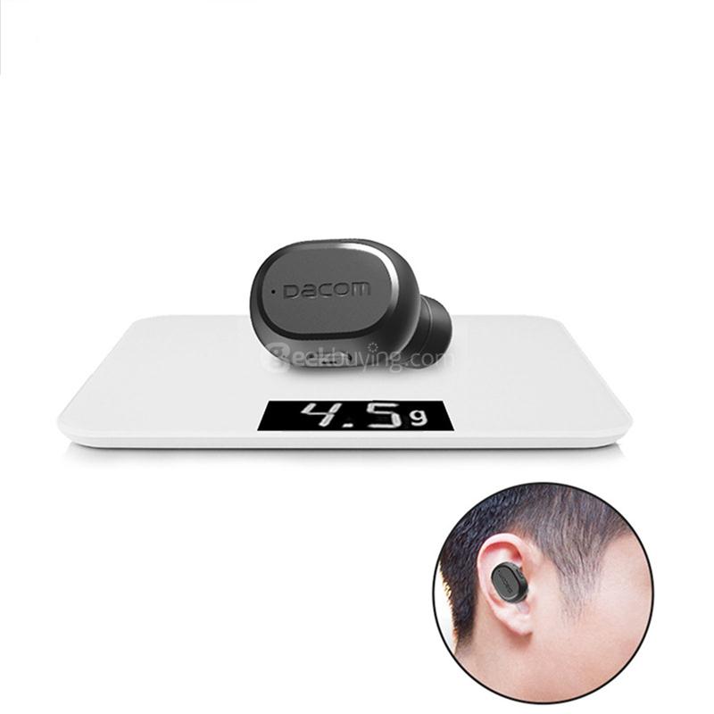 Dacom K28 Mini Sport Stealth Wireless Bluetooth 4.1 Earphone Headphone with Mic - Black