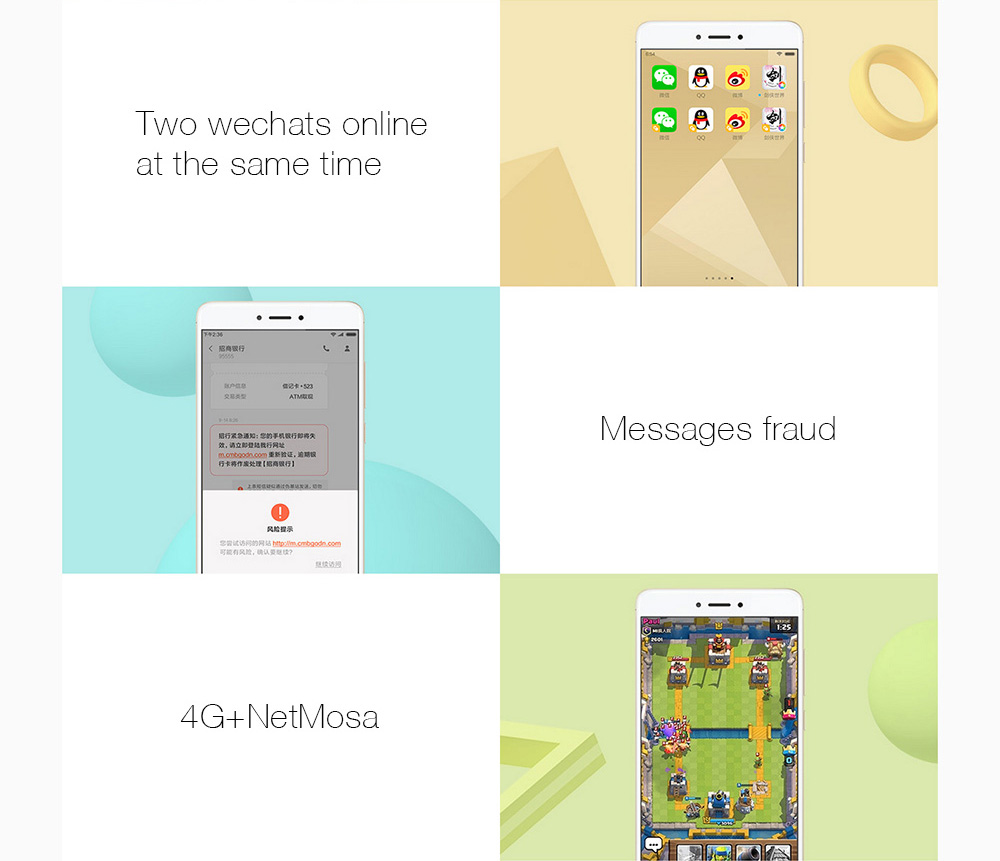 Xiaomi Redmi Note 4X 5.5 Inch FHD Screen Smartphone MIUI 8 4G LTE Snapdragon 625 Octa-core 2.0GHz 3GB RAM 32GB ROM 13.0MP Touch ID 4100mAh Battery - Sakura Pink