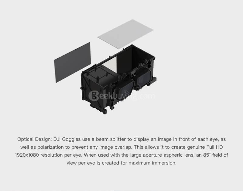 DJI Goggles 5 Inches Head Tracking FPV Glasses for DJI Phantom Mavic Pro Inspire