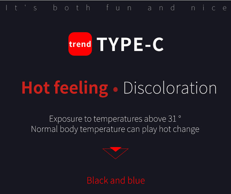 Red POFAN PO7 USB to Type-C Data Cable 1m Red To Yellow Charging Cable