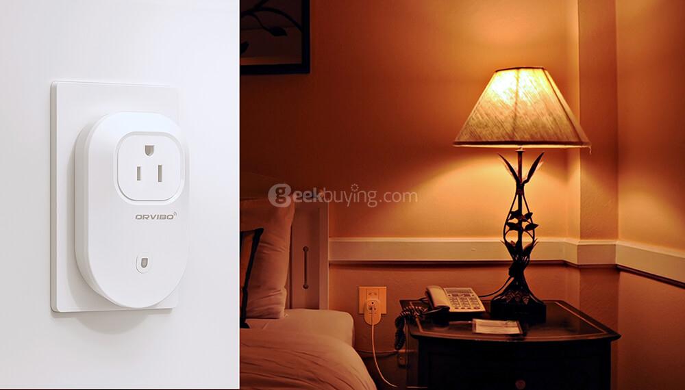 Orvibo S25US Wifi Smart Plug Works with Amazon Alexa Control Devices from Anywhere Wireless Switch with APP -White/US Plug