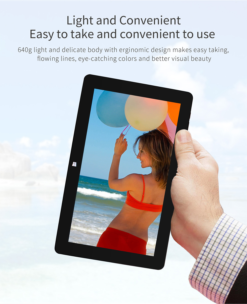 Jumper EZpad 4S Pro 10.6 inch Tablet Windows 10 Cherry Trail X5 Z8350 1.92GHz 4GB RAM 64GB ROM Bluetooth 4.0 6600mAh 2.0MP Camera - Gray