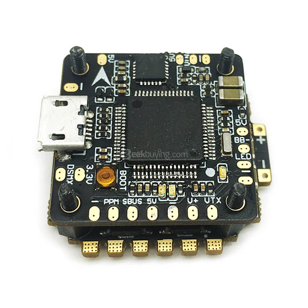HGLRC XJB F410 Flytower Micro F4 AIO OSD BEC Flight Control Dshot with 10A Blheli_S 2-3S 4 In 1 ESC