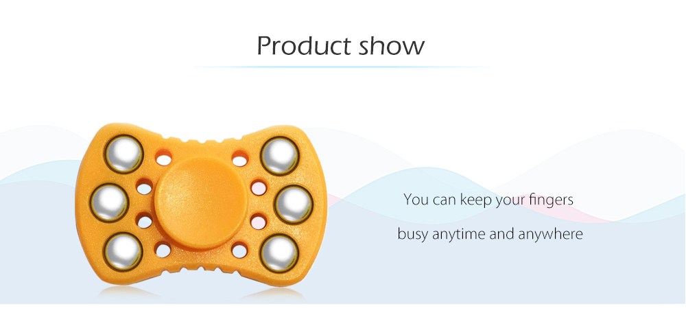 Fidget Hand Spinner with R188 Bearing Stress Reliever Focus Gift Toys - Red