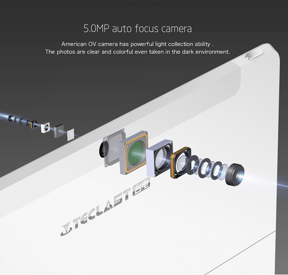 Teclast X5 Pro 2in1 Tablet 12.2 Inch 7th Gen Intel Core M3 Processor Dual Core 2.6GHz 8GB RAM 256GB SSD Type-C Windows 10 1920*1200 -Silver