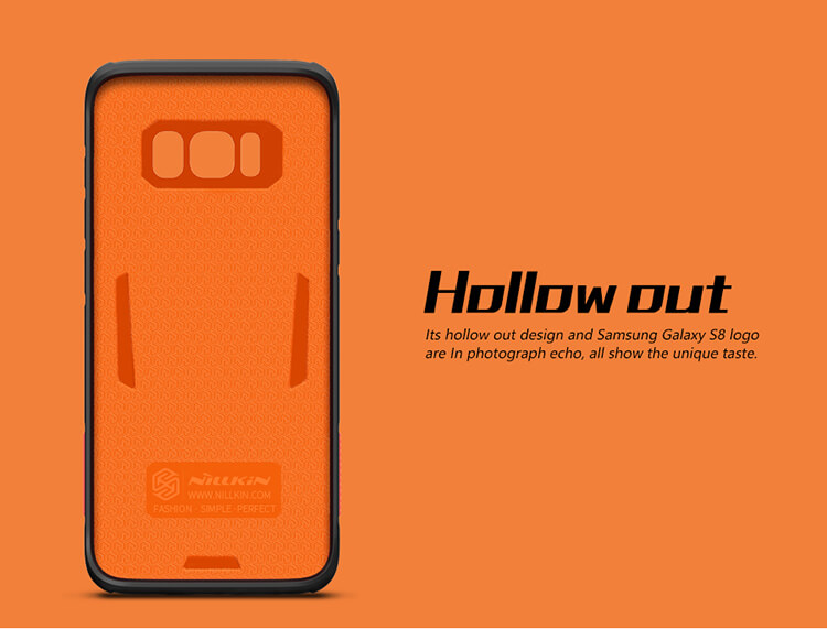 Nillkin Defendor 4 TPU Case Bracket Holder Shockproof Back Cover For Samsung Galaxy S8 - Black