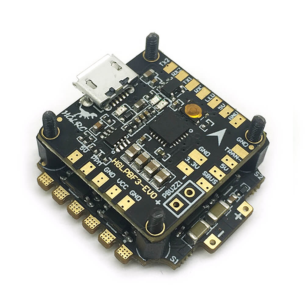 HGLRC XJB F310 PBF3 EVO Flight Control AIO PDB BEC Dshot with 10A Blheli_S 2-3S 4 in 1 ESC