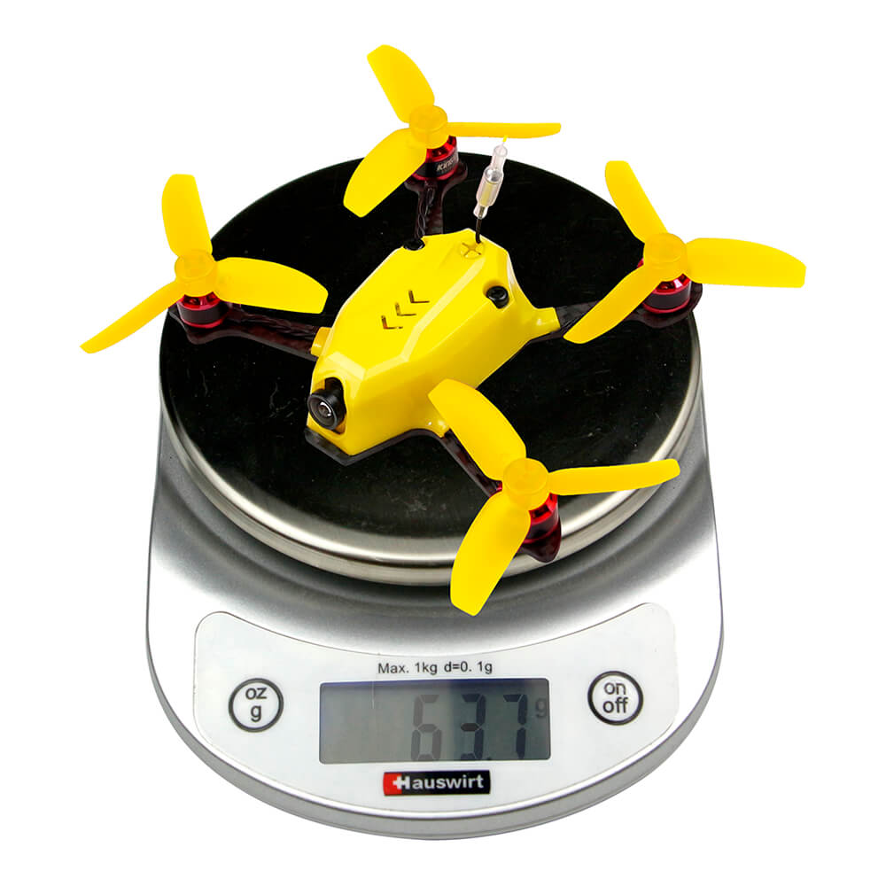 Kingkong 110GT 117mm F3 4in1 10A Blheli_S 25mW 16CH 800TVL FPV Racing Drone BNF - Frsky Receiver