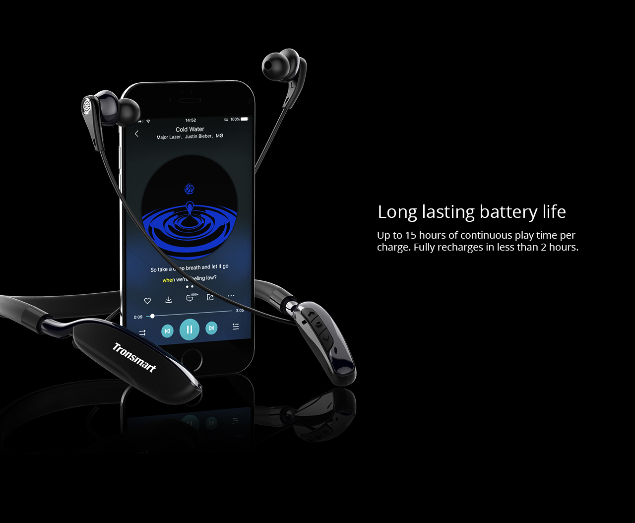Tronsmart Encore S4 Active Noise-Cancelling Bluetooth Headphones with Neckband