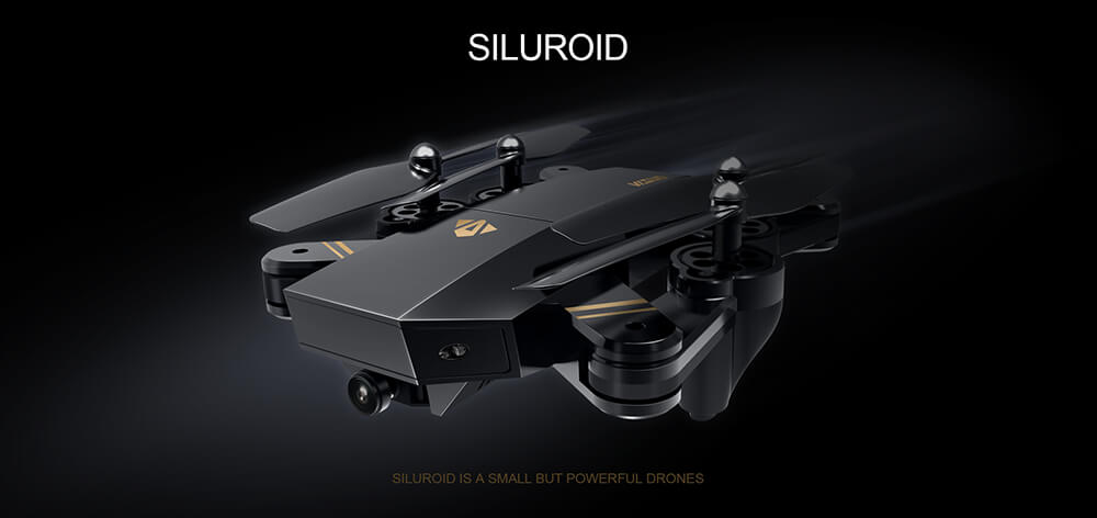 VISUO XS809HW 720P WIFI FPV Foldable Arm With Wide Angle Camera High Hold Mode RC Quadcopter RTF - Black