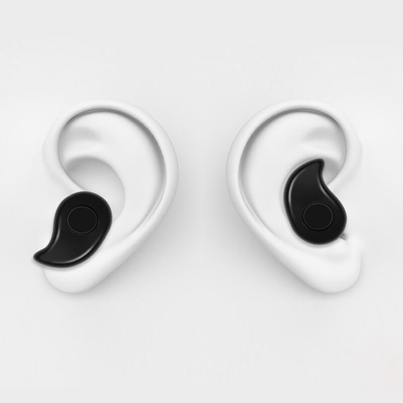 S530 Wireless Bluetooth In-ear Stereo Earphone Headset with Microphone - White