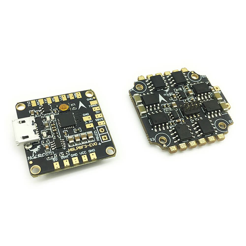 HGLRC XJB F310 PBF3 EVO Flight Control AIO PDB BEC Dshot with 10A Blheli_S 2-3S 4 in 1 ESC
