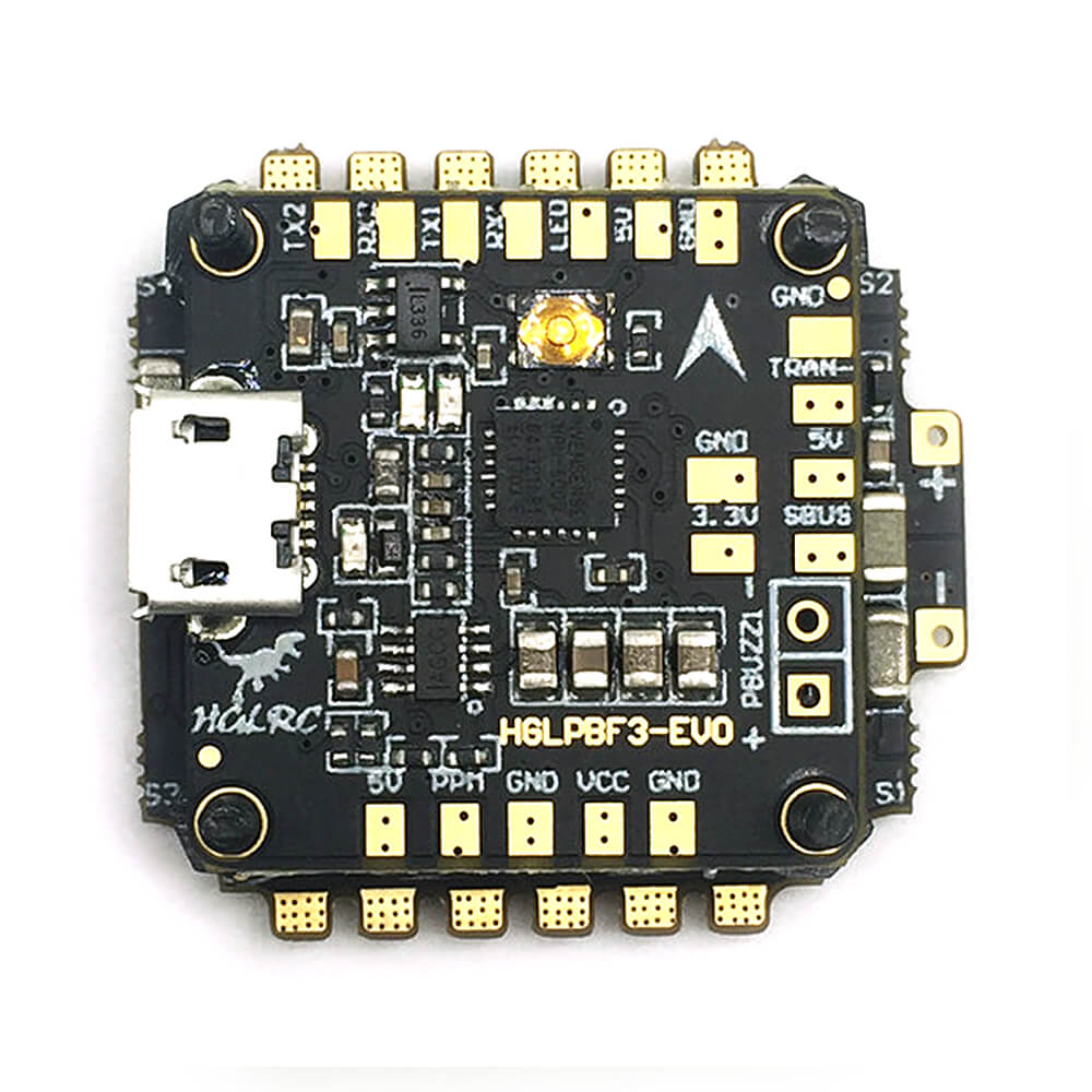 HGLRC XJB F310 PBF3 EVO Flight Control AIO PDB BEC Dshot with 10A Blheli_S 2-3S 4 in 1 ESC