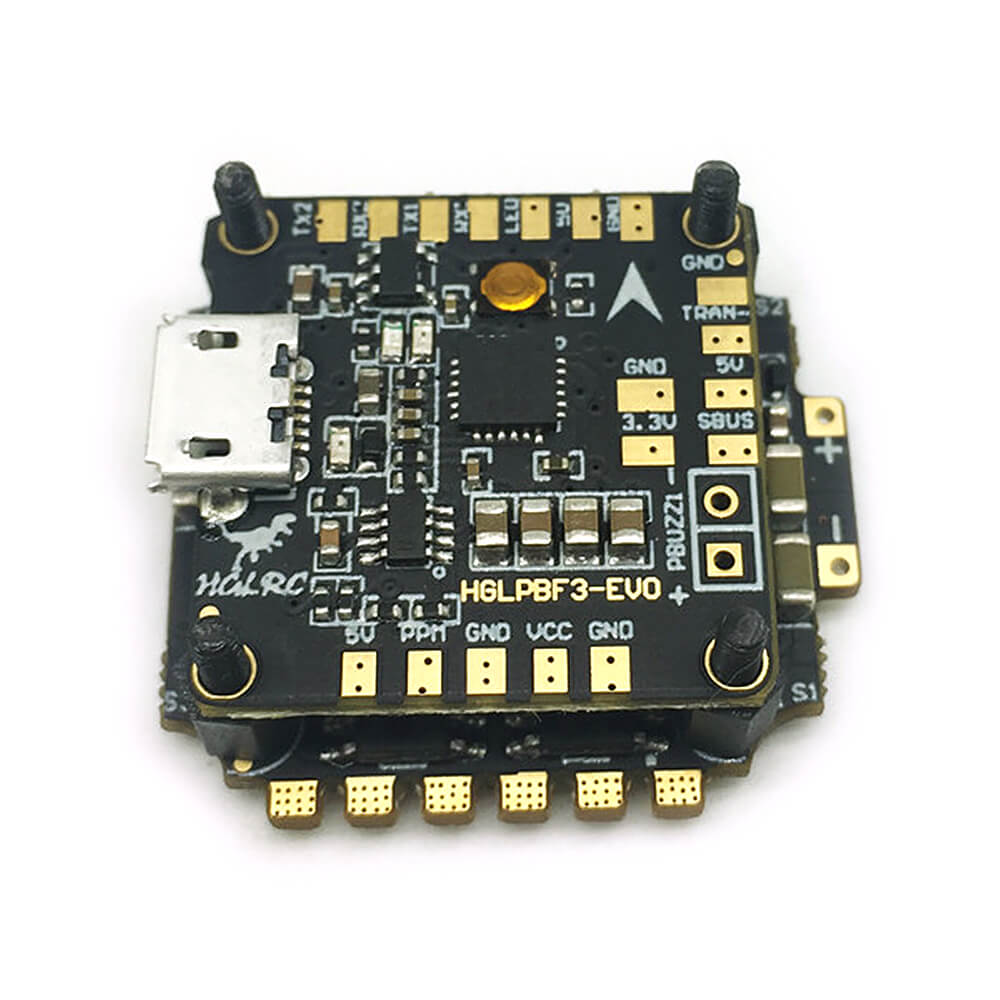 HGLRC XJB F310 PBF3 EVO Flight Control AIO PDB BEC Dshot with 10A Blheli_S 2-3S 4 in 1 ESC