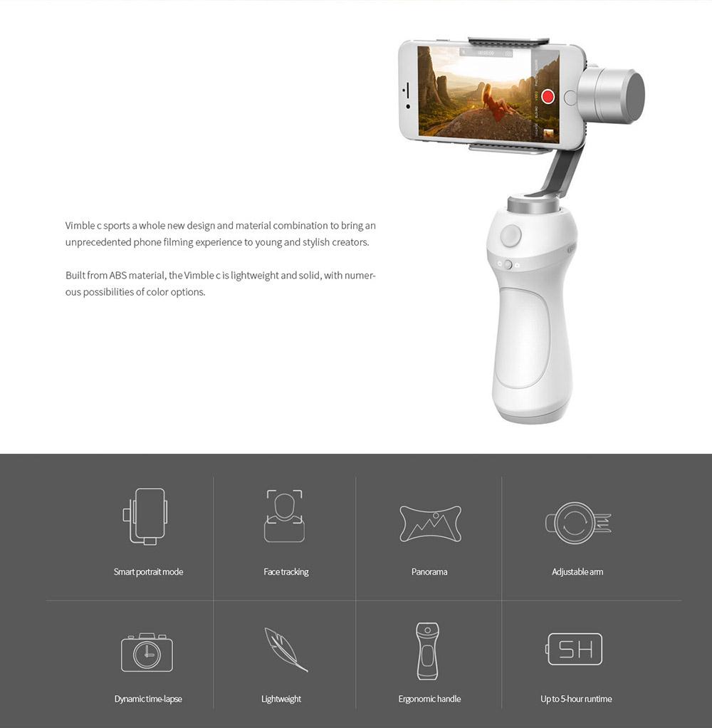Feiyu Tech Vimble C Smartphone Handheld Gimbal+ - White