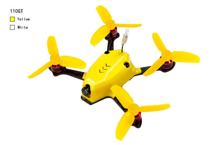 Kingkong 110GT 117mm F3 4in1 10A Blheli_S 25mW 16CH 800TVL FPV Racing Drone BNF - Frsky Receiver