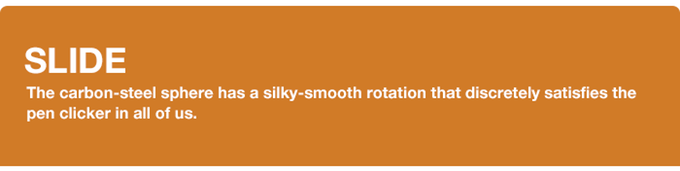 Fidget Think Ink Pen Magnetic Metal Pen Stress Reliever Focus Gift Toys - Silver