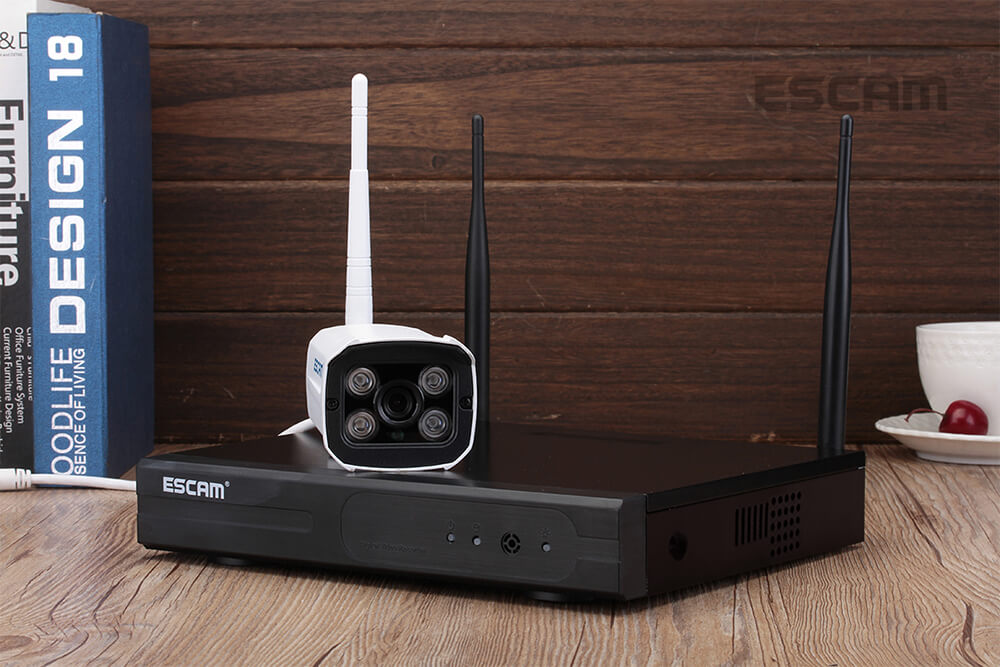 ESCAM WNK803 HD 720P 8CH WiFi NVR Kit WiFi Connetion Motion Detection Water-resistant IP Camera