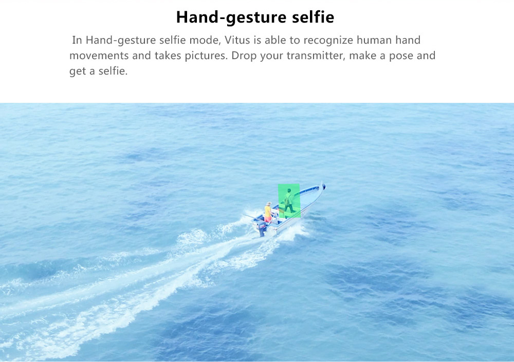 Walkera Vitus WIFI FPV Foldable UHD 4K Camera Three-dimensional Obstacle Avoidance RC Aircraft RTF