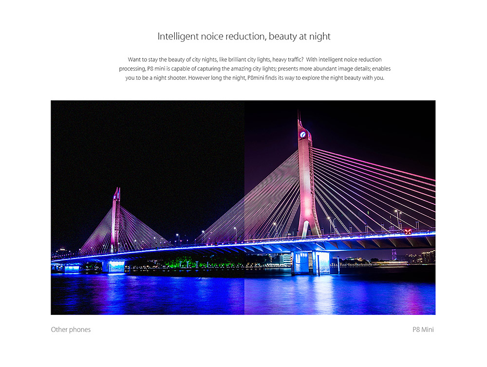 [HK Stock]elePhone P8 Mini 5 Inch Smartphone 2.5D Sharp FHD Screen 4GB 64GB MT6750T Octa Core 13.0MP Android 7.0 Touch ID Metal Body Dual Rear Camera - Red