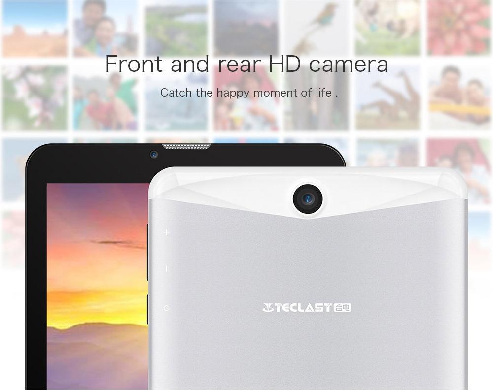 Teclast P70 4G Phablet 7 Inch Android 6.0 Quad Core MT8735 1.0GHz 1GB RAM 8GB ROM Sim Card Slot 1024*600 - Black Silver