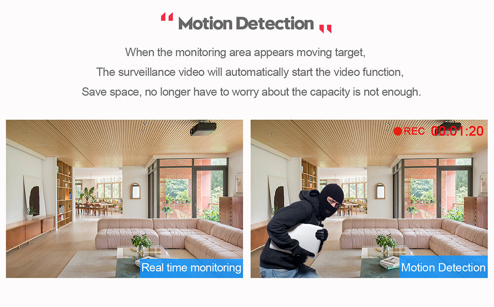 SN-IPC-3002FSW10 Smart 720P WiFi IP Camera Panoramic 1/4 inch CMOS Sensor With IR-cut Filter Onvif Night Vision