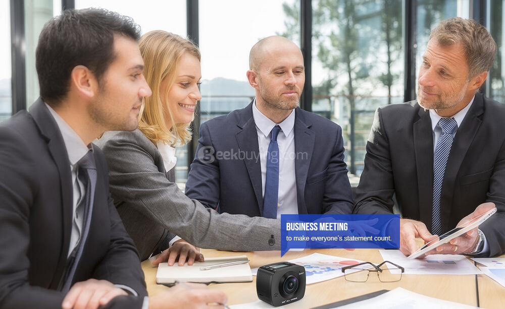 ELE CAM 360 Panoramic Action Camera SPCA6350M F2.0 Dual Lens OV4689 1080P@30fps Sport Camera