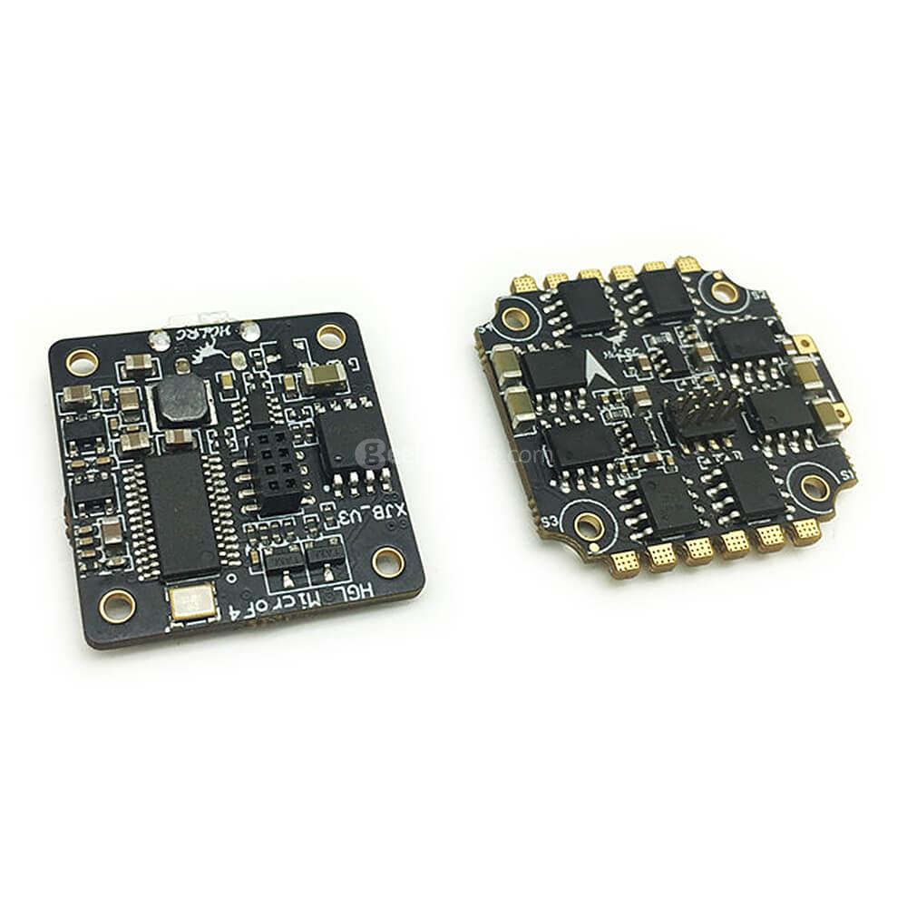 HGLRC XJB F410 Flytower Micro F4 AIO OSD BEC Flight Control Dshot with 10A Blheli_S 2-3S 4 In 1 ESC