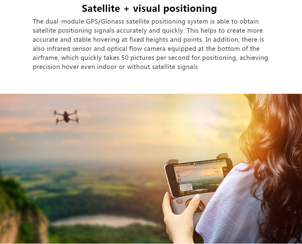 Walkera Vitus WIFI FPV Foldable UHD 4K Camera Three-dimensional Obstacle Avoidance RC Aircraft RTF