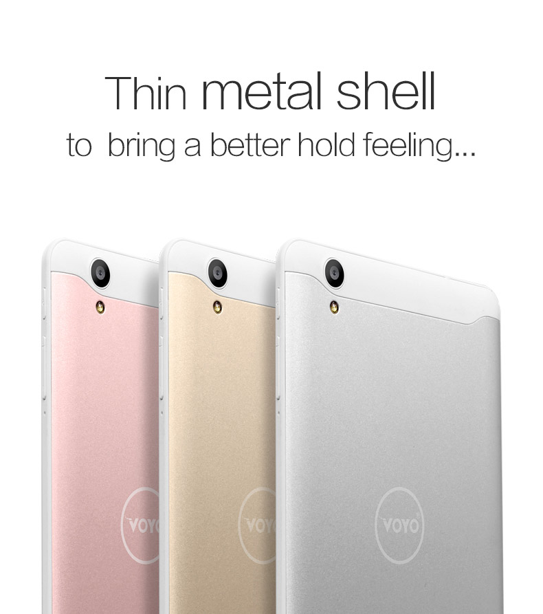 VOYO X7 3G Phablet 7" Android 5.0 MTK6582 Quad Core 1.3GHz 2GB RAM 32GB ROM Dual Cameras - Silver