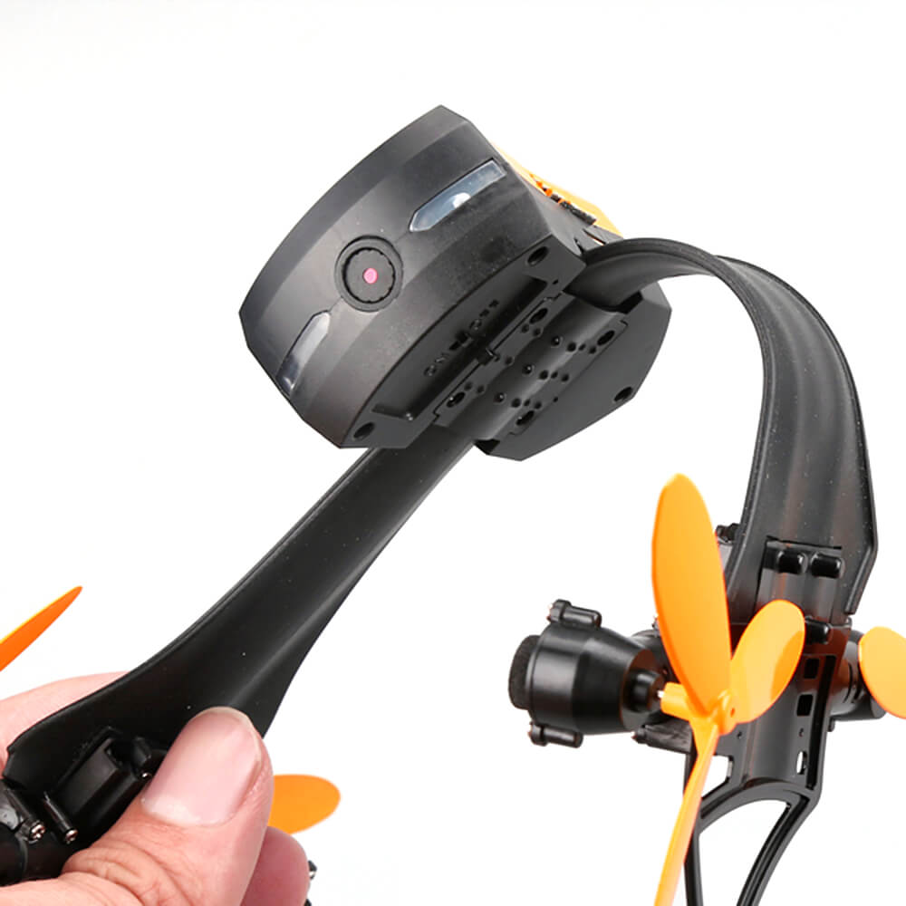 Cheerson CX-70 BAT Drone WIFI FPV with Wearable Wrist Watch Altitude Hold Mode RC Quadcopter RTF - Yellow and Black