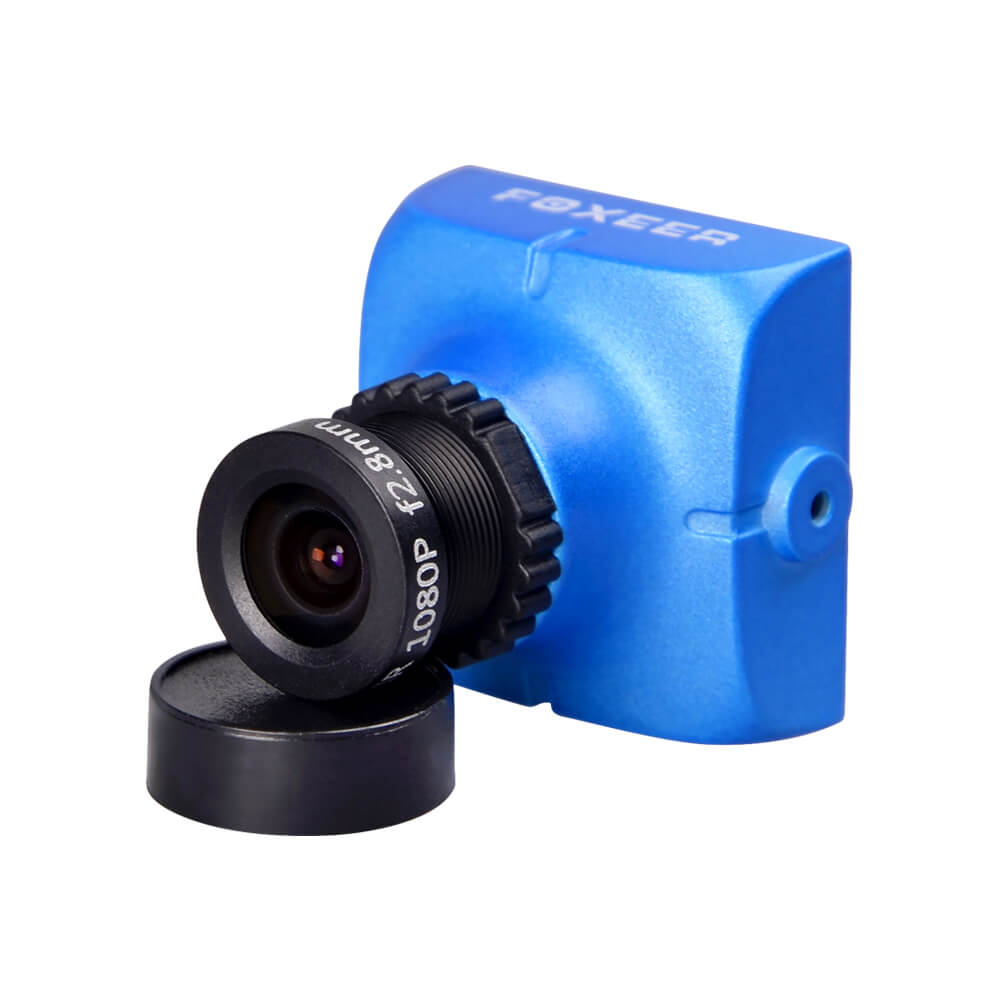 Foxeer HS1177 V2 600TVL CCD 2.8mm IR Blocked Mini FPV Camera 5-40V w/ Bracket NTSC - Black