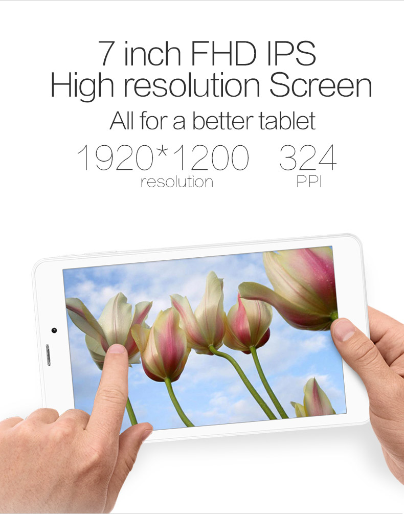 VOYO X7 3G Phablet 7" Android 5.0 MTK6582 Quad Core 1.3GHz 2GB RAM 32GB ROM Dual Cameras - Silver