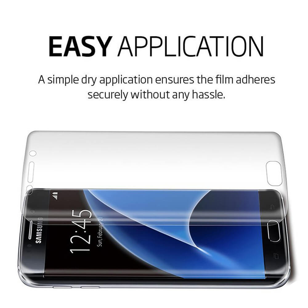 Transparent Samsung Galaxy S7 Edge Tempered Glass ENKAY Hat-Prince 0.2mm PET HD Curved Screen Protector