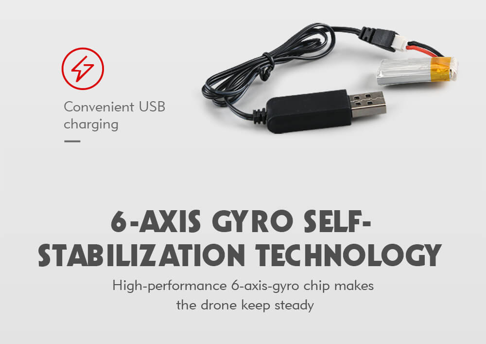 Redpawz R010 Mini 2.4G 4CH 6Axis Gyro Headless Mode RC Quadcopter RTF - Blue